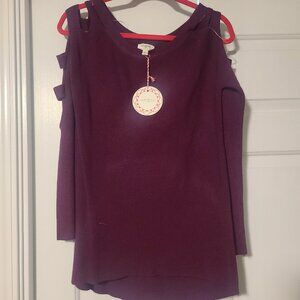 Umgee cold shoulder top